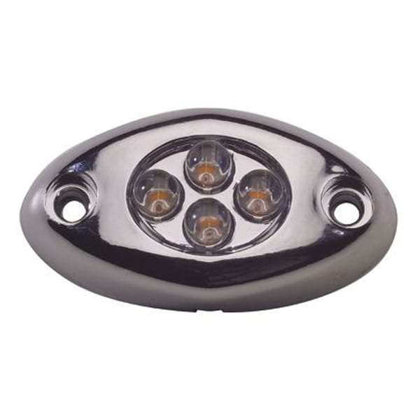 Innovative Lighting Innovative Lighting 004-5200-7 Surface Mount 4-LED Courtesy Light - White, Chrome Case 004-5200-7 - main